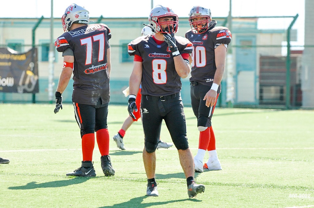 Crusaders Cagliari annientati a Trento